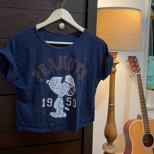VINTAGE SNOOPY CROP TOP